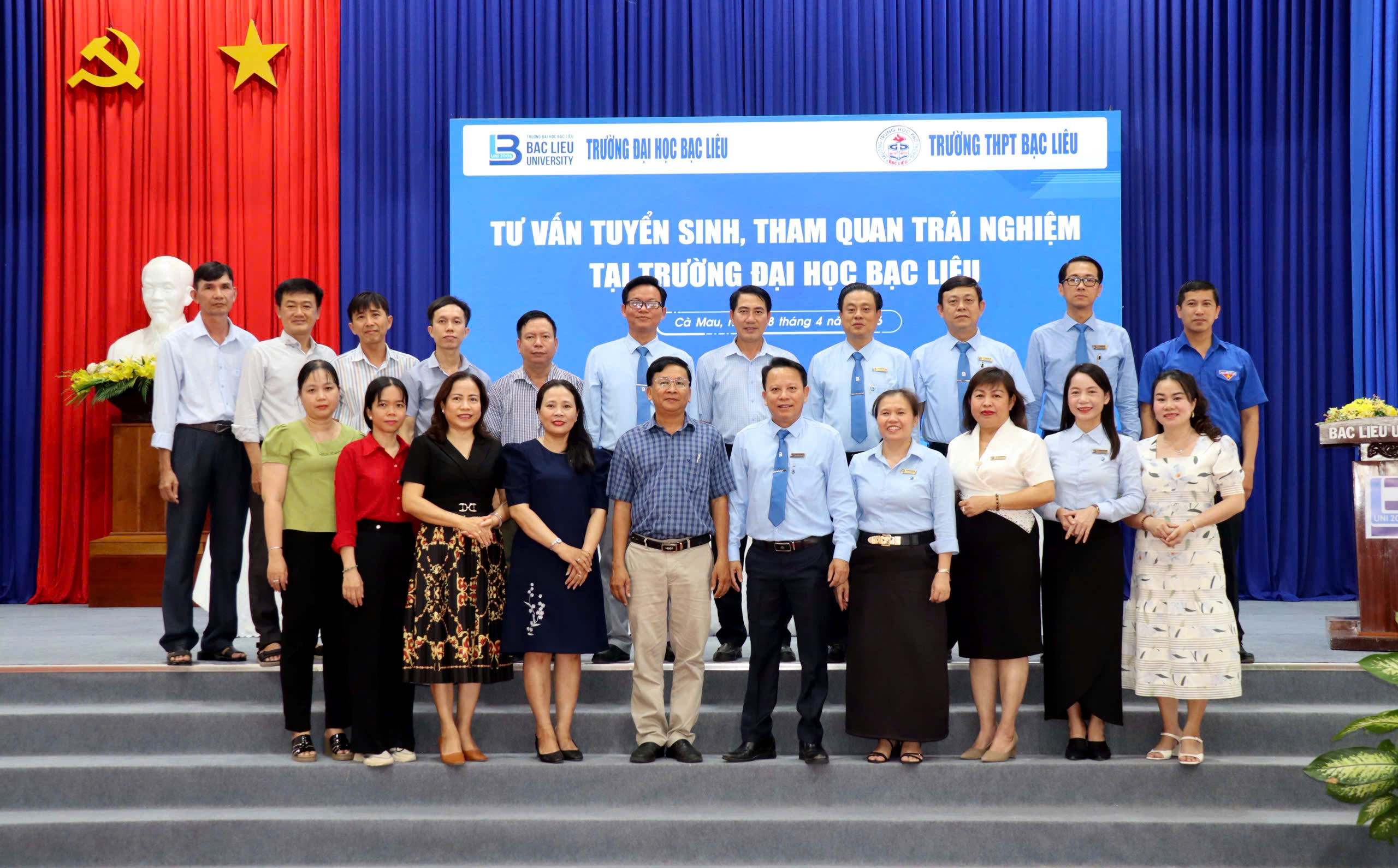 Hơn 600 học sinh Trường THPT Bạc Liêu tham gia tư vấn tuyển sinh tại Trường Đại học Bạc Liêu